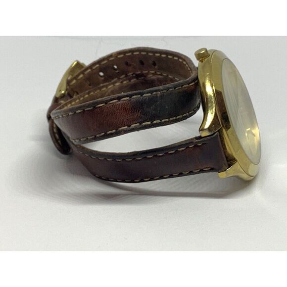 Michael Kors MK2256 Women's Brown Leather Analog Dial Quartz Wrist Watch GE165 - Picture 8 of 11